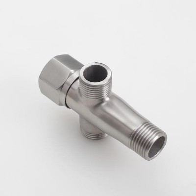 3 Ways High Pressure Valve SUS 304 Stainless Steel Faucet Angle Valve