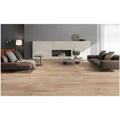 Interior Wall Anti Slip Wood Porcelain Floor Tiles Matt Finish Porcelain Wood Effect Ceramic Flooring Wood Grain Tiles