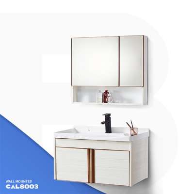 White Bathroom Furniture Bathroom Cabinet Vanity Wall Hung Bath Furniture