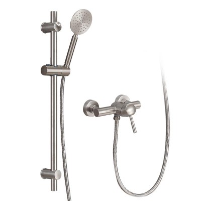 Surface Mounted Retractable Bath Shower with Hand Shower